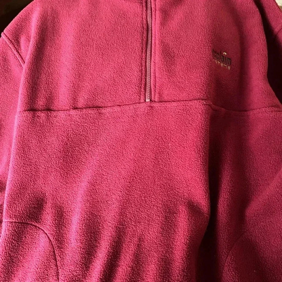 Men's TriMountain Red Sweater Jacket Frontzipper Size L - Picture 3 of 6